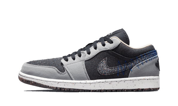 Air Jordan 1 Low Crater Black Grey Restock