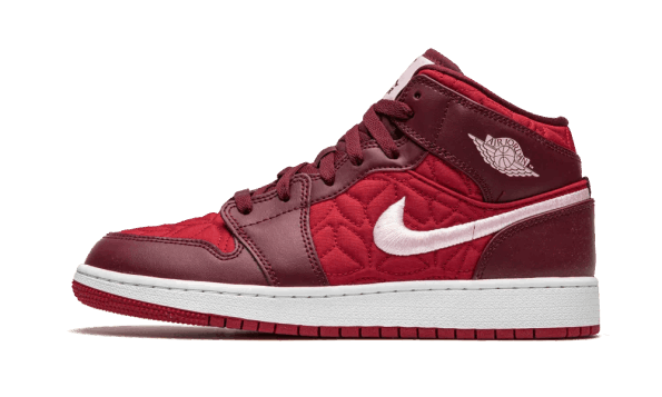Air Jordan 1 Mid SE Red Quilt (GS) Restock