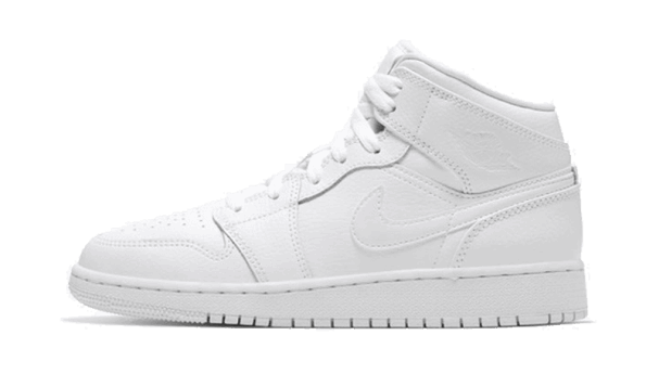 Air Jordan 1 Mid Triple White (2020) (GS) Restock
