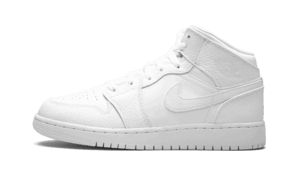 Air Jordan 1 Mid Triple White (GS) Restock