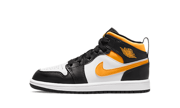Air Jordan 1 Mid White Pollen Black (PS) Restock