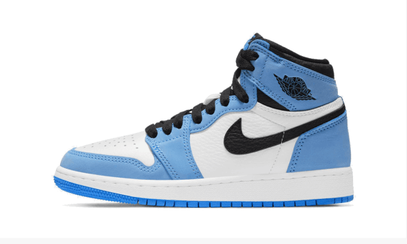 Air Jordan 1 Retro High White University Blue Black (GS) Restock