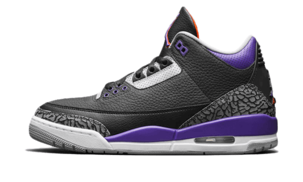 Air Jordan 3 Retro Black Court Purple Restock