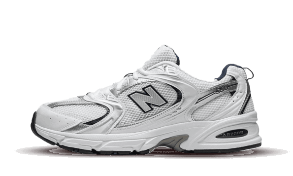 New Balance 530 White Silver Navy Restock