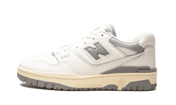 New Balance 550 Aimﾨﾦ Leon Dore Silver Grey Restock