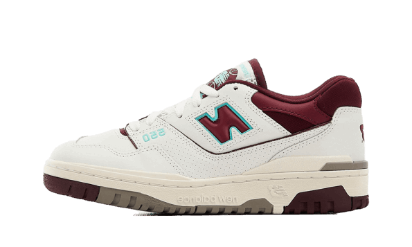New Balance 550 White Burgundy Blue Restock