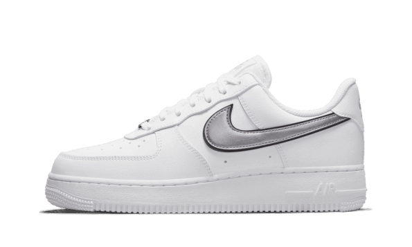 Nike Air Force 1 Low 07 Essential White Metallic Silver Black (W) Restock