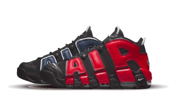 Nike Air More Uptempo Alternates Black Varsity Red Restock