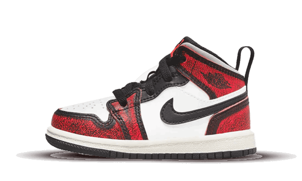Restock Air Jordan 1 Mid Black White Sail Infrared 23 (TD)