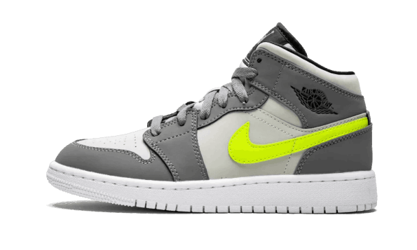 Restock Air Jordan 1 Mid Gunsmoke Volt (GS)