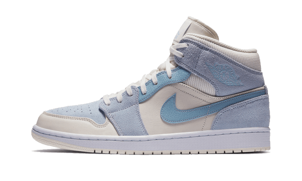 Restock Air Jordan 1 Mid Mixed Textures Blue Tan