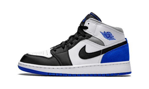 Restock Air Jordan 1 Mid SE White Black Royal (GS)