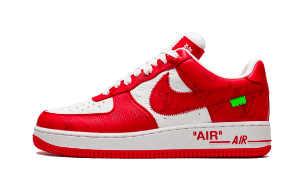 Restock Nike Air Force 1 Low Louis Vuitton Virgil Abloh White Red