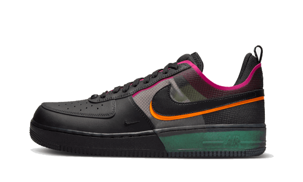 Restock Nike Air Force 1 Low React Black Pink Prime