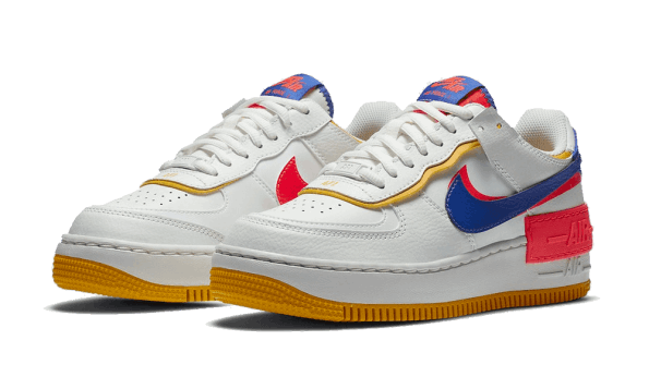 Restock Nike Air Force 1 Low Shadow White Flash Crimson Astronomy Blue (W)