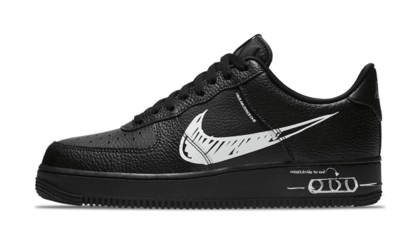 Restock Nike Air Force 1 Low Sketch Black