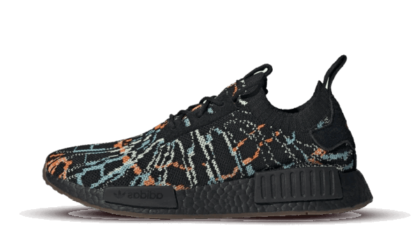 adidas NMD R1 Primeknit Black Multicolor Restock