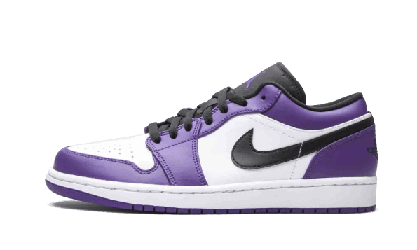 Air Jordan 1 Low Court Purple White Restock