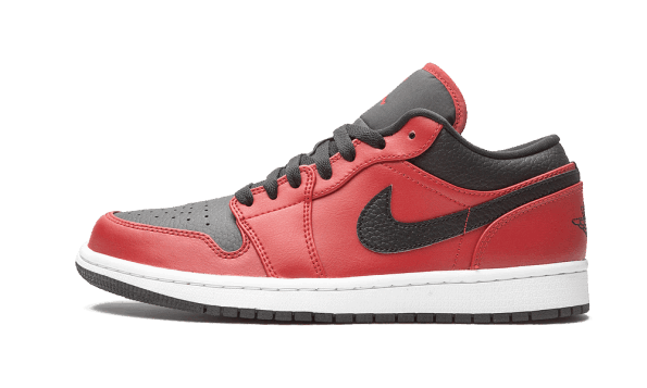 Restock Air Jordan 1 Low Reverse Bred Pebbled Swoosh