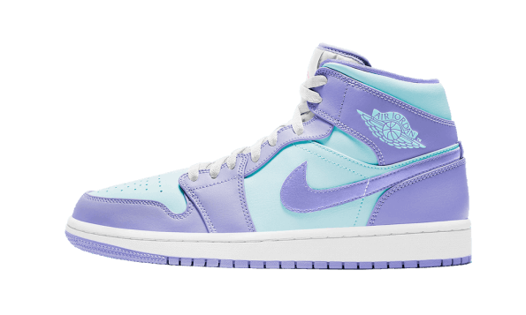 Air Jordan 1 Mid Purple Aqua Restock