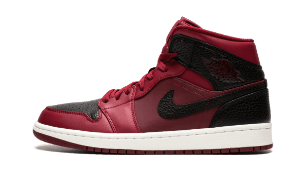 Air Jordan 1 Mid Team Red Black Restock