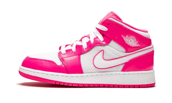 Air Jordan 1 Mid Hyper Pink White (GS) Restock