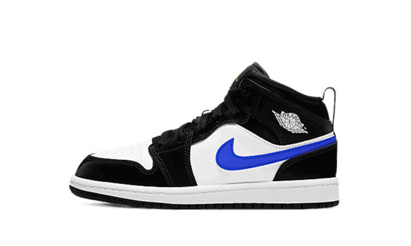 Restock Air Jordan 1 Mid Black Racer Blue White (PS)