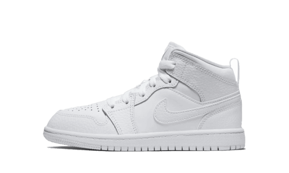 Air Jordan 1 Mid Triple White 2021 (PS) Restock