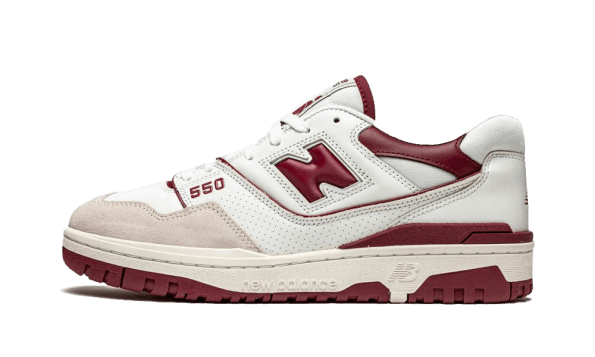 New Balance 550 Sea Salt Burgundy Restock