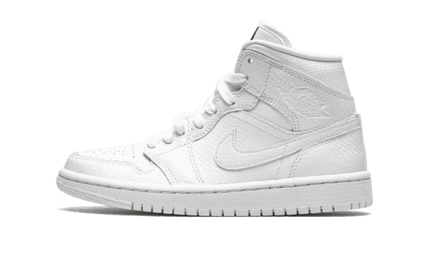 Restock Air Jordan 1 Mid White Snakeskin (W)