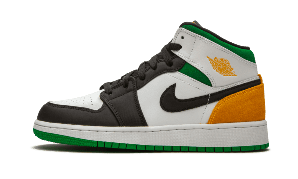 Restock Air Jordan 1 Mid SE White Laser Orange Lucky Green (GS)
