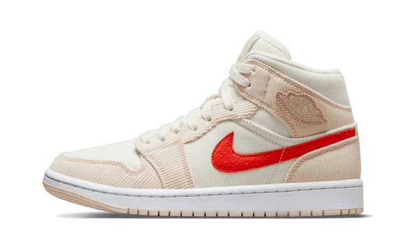 Restock Air Jordan 1 Mid Corduroy Sail Rose
