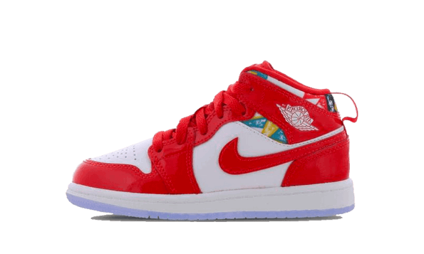Restock Air Jordan 1 Mid Barcelona Sweater Red Patent (PS)