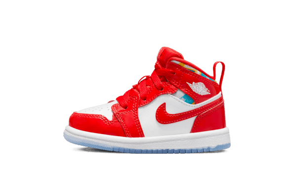 Air Jordan 1 Mid Barcelona Sweater Red Patent (TD) Restock