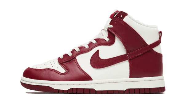 Nike Dunk High Sail Team Red (W) Restock