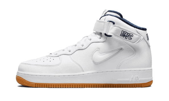 Restock Nike Air Force 1 Mid QS Jewel NYC White Midnight Navy