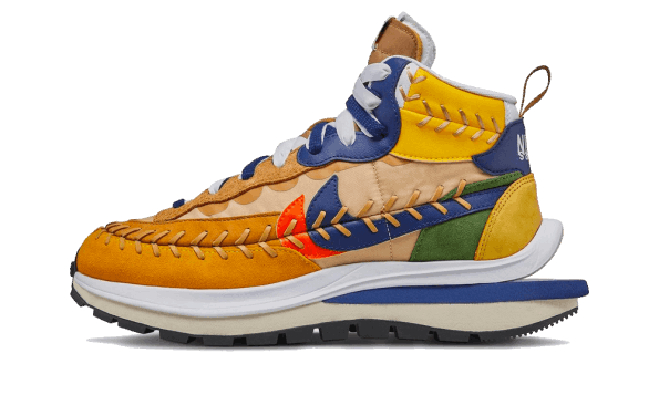 Nike sacai Vaporwaffle Jean Paul Gaultier Sesame Blue Restock