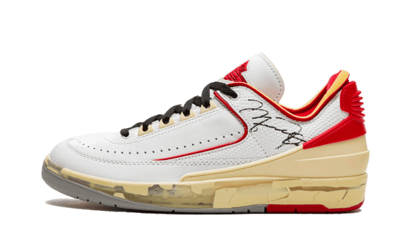Air Jordan 2 Retro Low SP Off-White White Red Restock