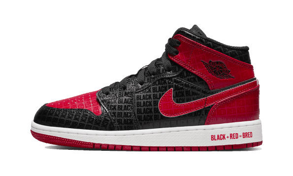Air Jordan 1 Mid Bred Text (GS) Restock
