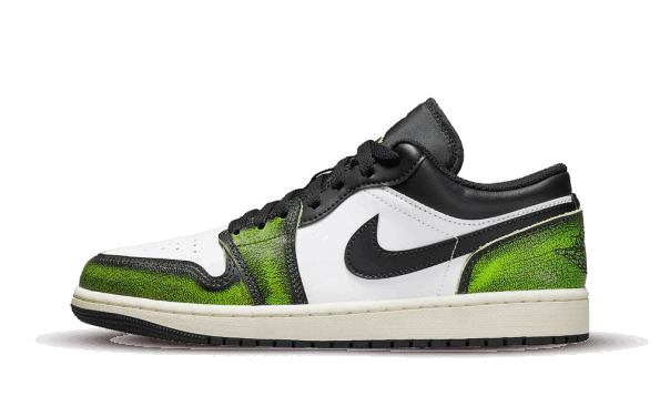 Air Jordan 1 Low Wear Away Electric Green Restock