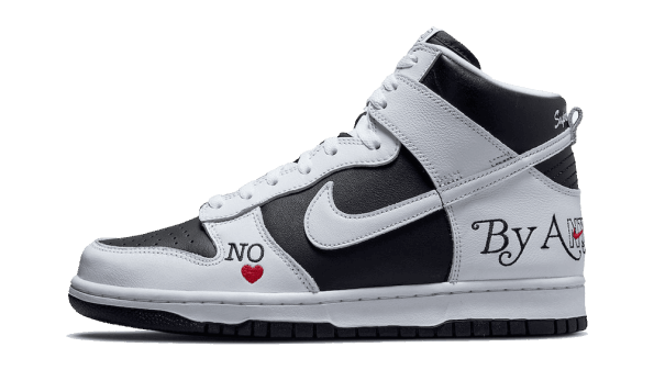 Nike SB Dunk High Supreme By Any Means Black White Restock