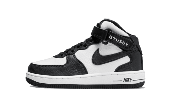Restock Nike Air Force 1 Mid Stussy Grey Black (PS)