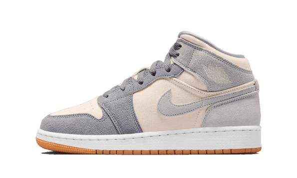 Restock Air Jordan 1 Mid SE Coconut Milk Particle Grey (GS)