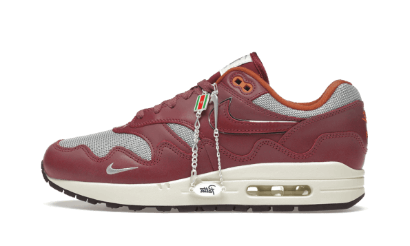Restock Nike Air Max 1 Patta Waves Rush Maroon (with Bracelet)