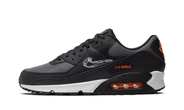 Restock Nike Air Max 90 3D Swoosh Black Grey Orange