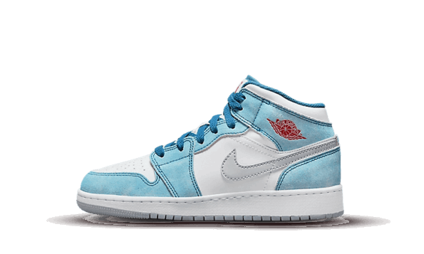 Air Jordan 1 Mid SE French Blue Light Steel (GS) Restock