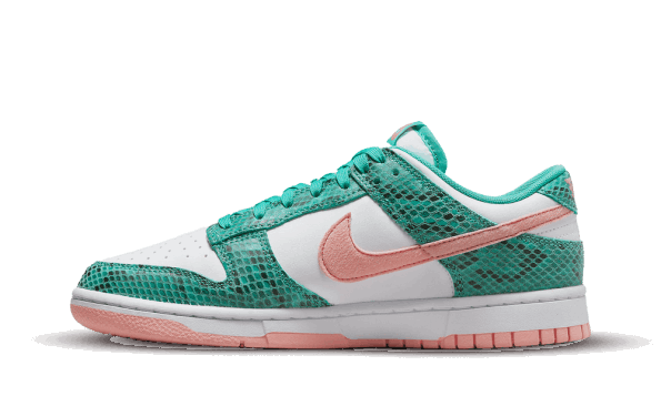 Restock Nike Dunk Low Washed Teal Snakeskin