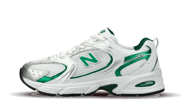 New Balance 530 White Nightwatch Green Restock