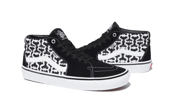 Vans Skate Grosso Mid Supreme Monogram S Logo Black Restock
